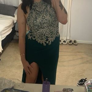 emerald dress
